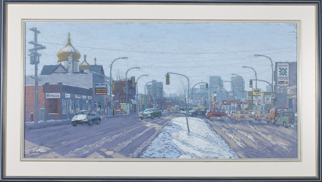 Northend Main Street by Roman Swiderek Mayberry Fine Art