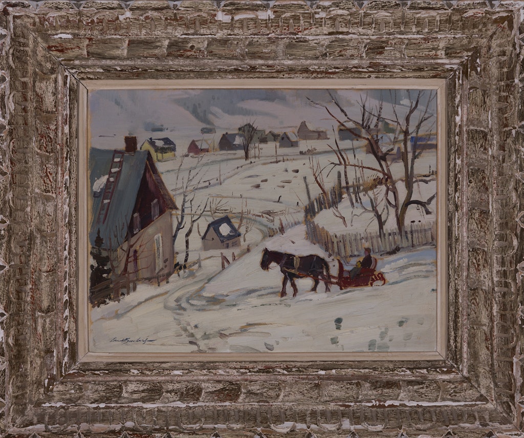 March Day, Baie St Paul, QC by Lorne Holland Bouchard | Mayberry Fine Art