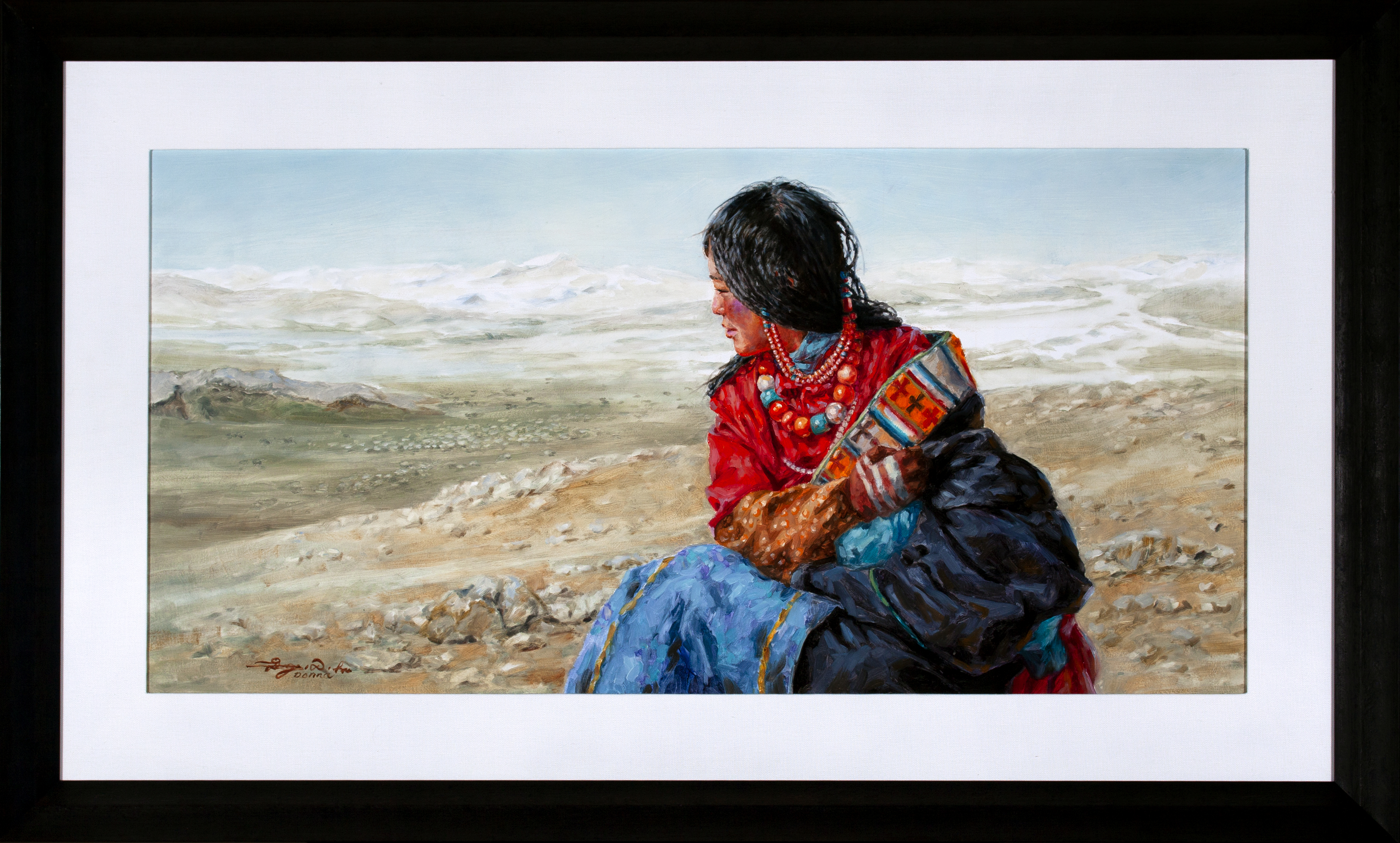 Tibetan Boy by Donna Zhang | Mayberry Fine Art